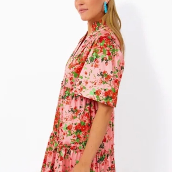 Tuckernuck Peony Meadows Crawford Dress M - Picture 3 of 6